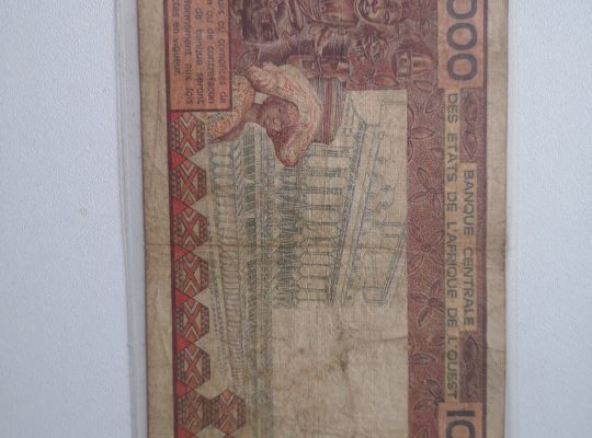Ancien billet de 10 000f