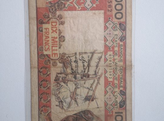Ancien billet de 10 000f