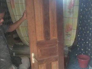 Porte en bois dur