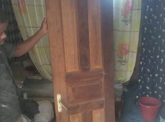 Porte en bois dur