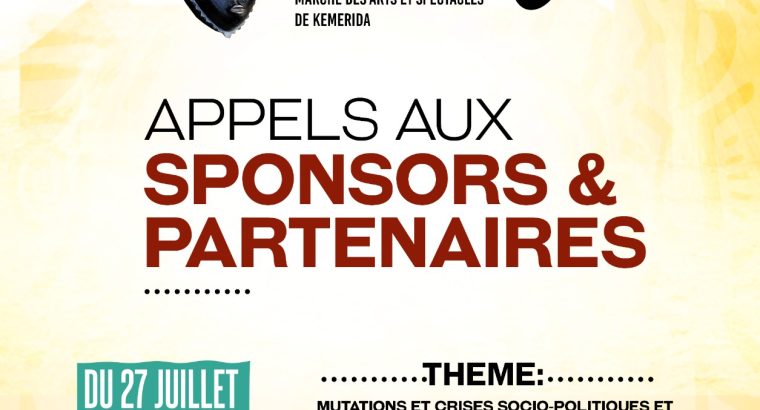 APPEL A CANDIDATURE DU « MASK TOGO 2026 »