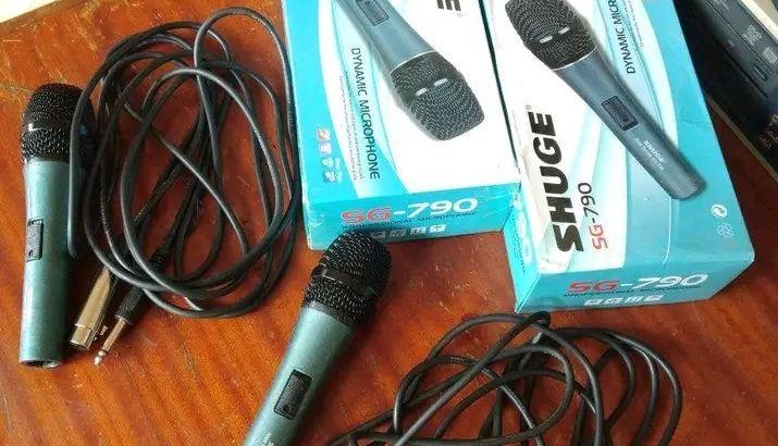 2 microphones filaires
