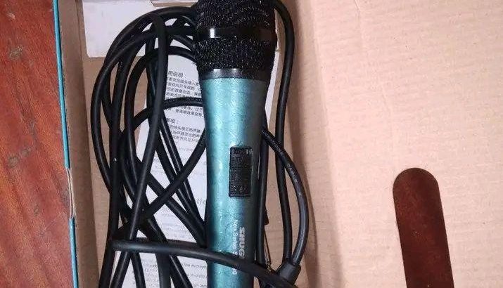2 microphones filaires