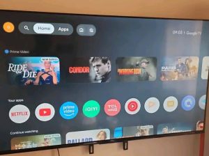 TCL 50 pouces avec décodeur