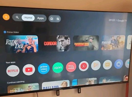 TCL 50 pouces avec décodeur