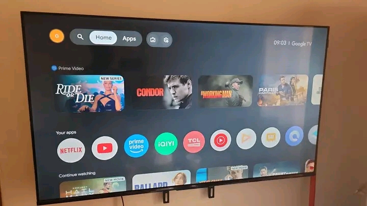 TCL 50 pouces avec décodeur