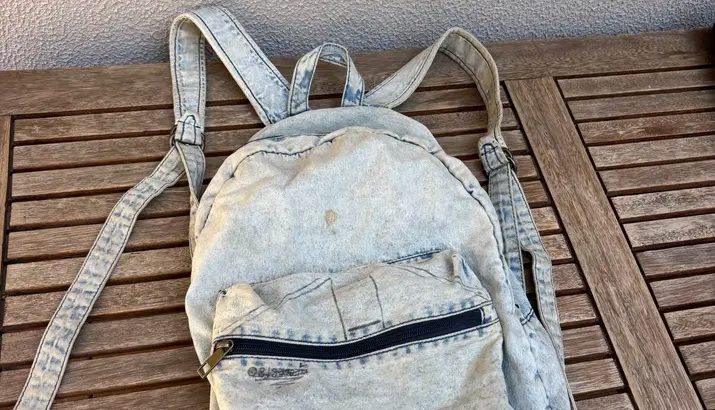 Sac à dos en denim