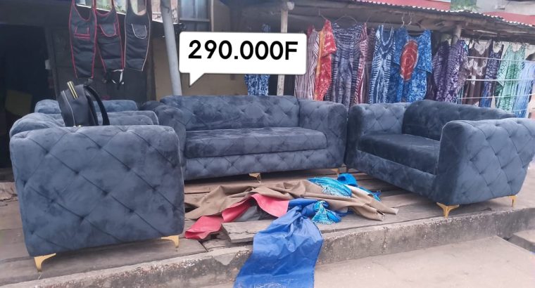Fauteuil salon complet 7 places