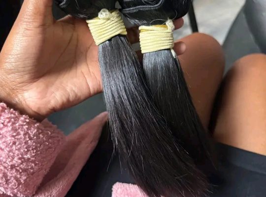 2 paquets de cheveux bruts
6 pouces
