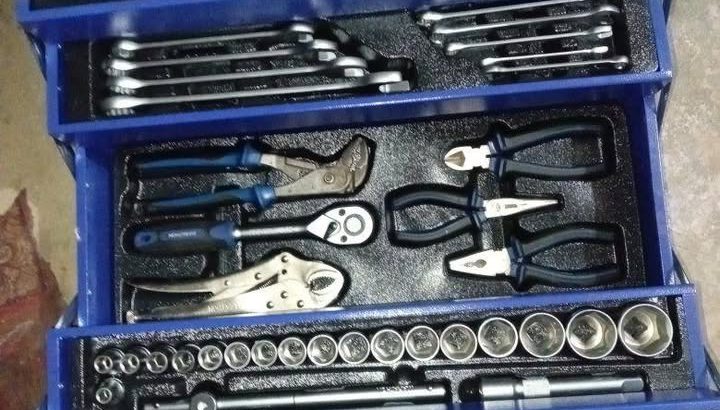 Boîte à outils complète pour mécanicien,