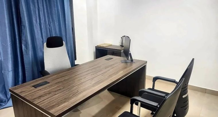 Bureau meublé