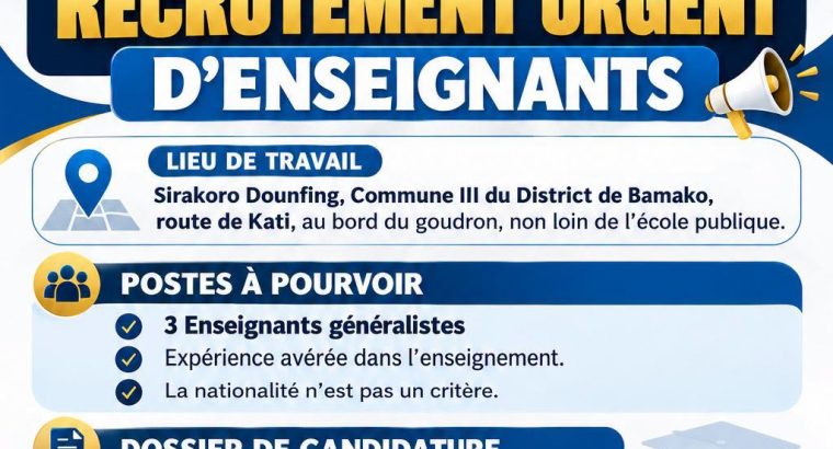 Enseignants