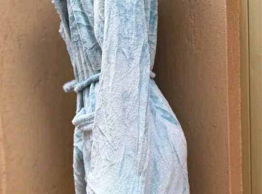 Peignoir à capuche